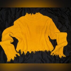 Love Tree Vibrant Yellow Women's Sweater